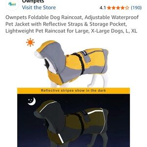 Dogs rain jackets bundle
Of 2 Sz xl